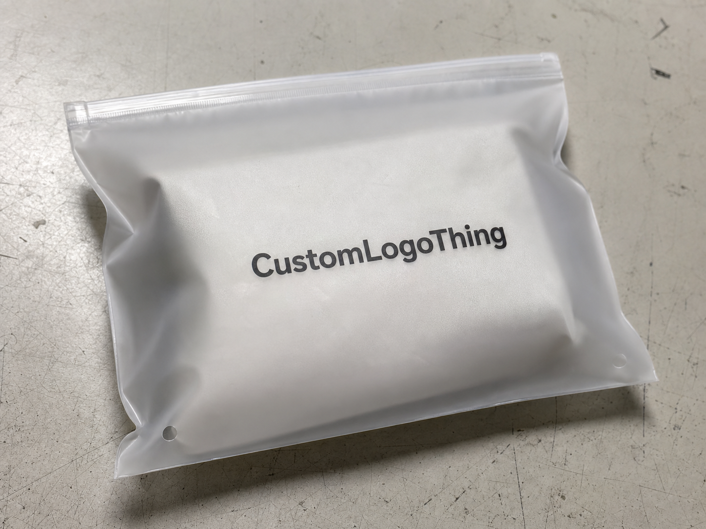 Trade Show Frosted Zipper Bags Packaging Insert Checklist