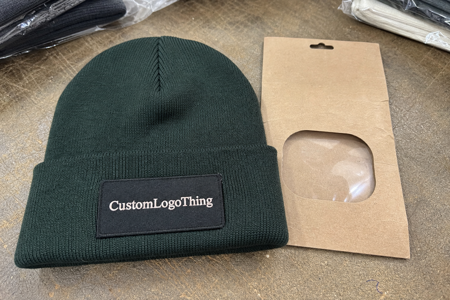 Apparel Logo Patch Beanies Unit Cost: Get a Quote Fast