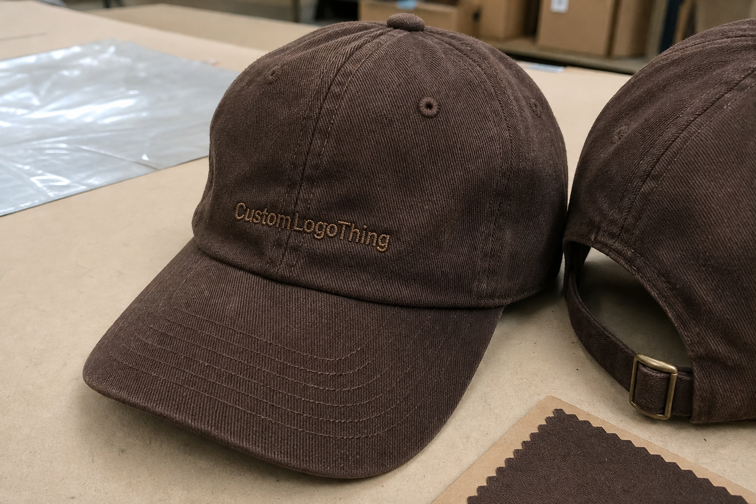 Chocolate Embroidered Baseball Caps Unit Cost Review