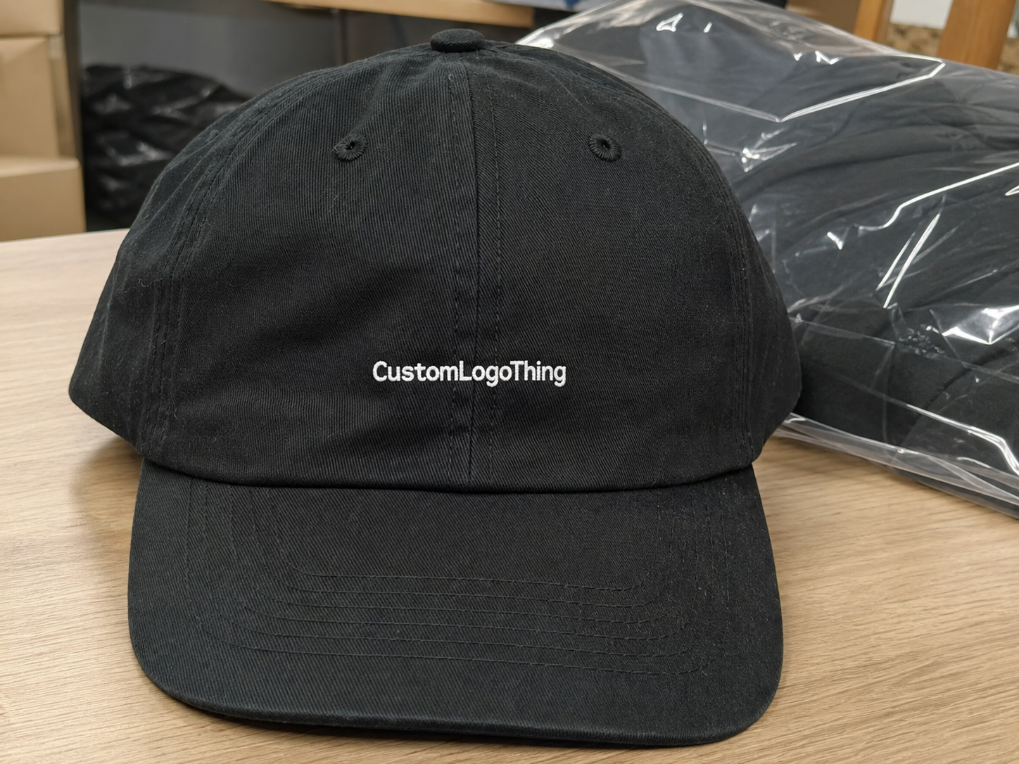 Fitness Unstructured Dad Hats: Request a Material Sample