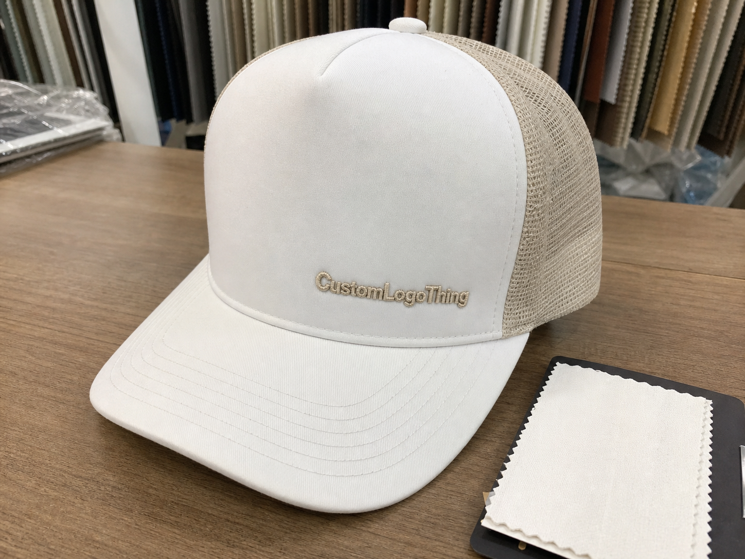 Wedding Trucker Caps Material Sample Guide to Order
