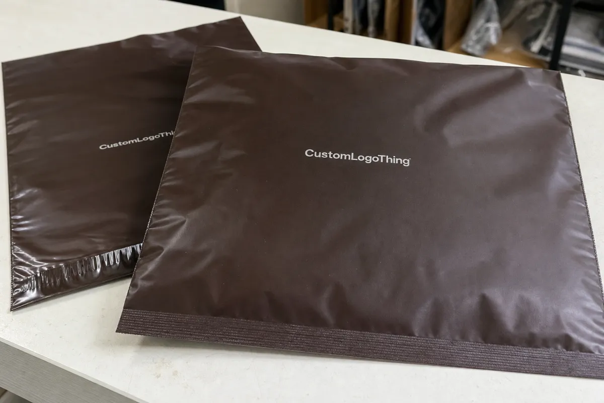 Chocolate Printed Poly Mailers Material Thickness Guide