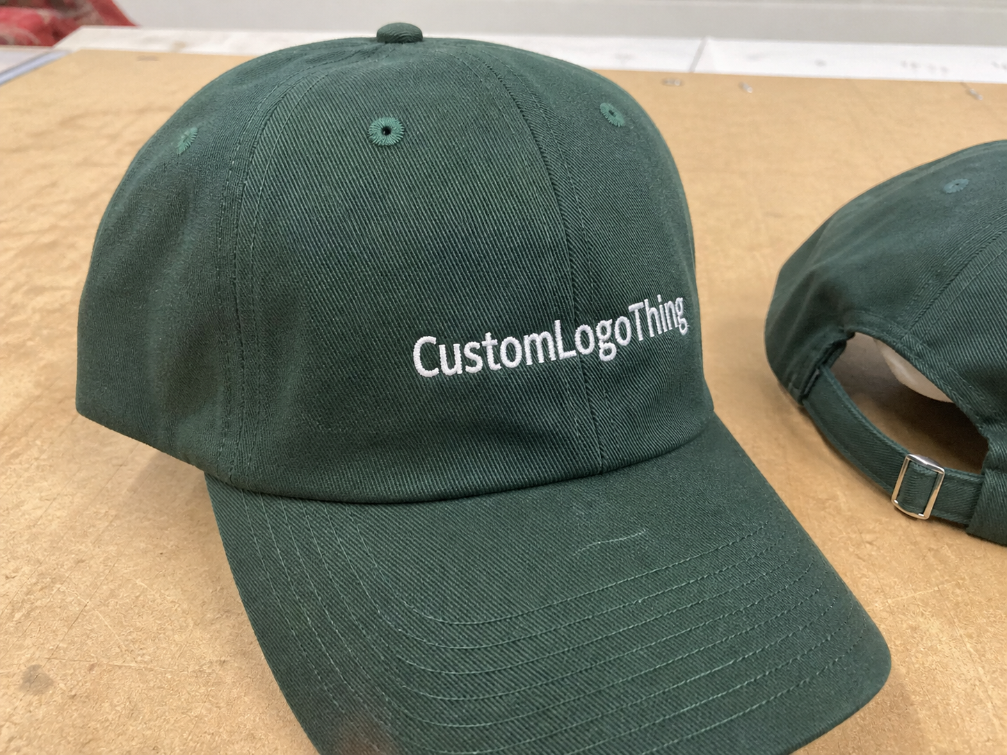 Supplement Embroidered Baseball Caps Material Sample Guide