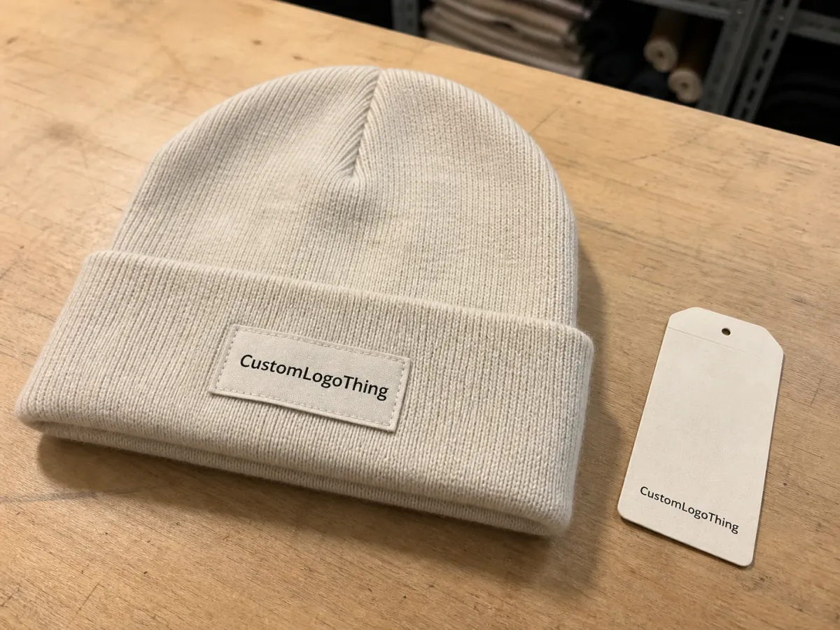 Home Fragrance Cuffed Knit Beanies Material Sample Guide