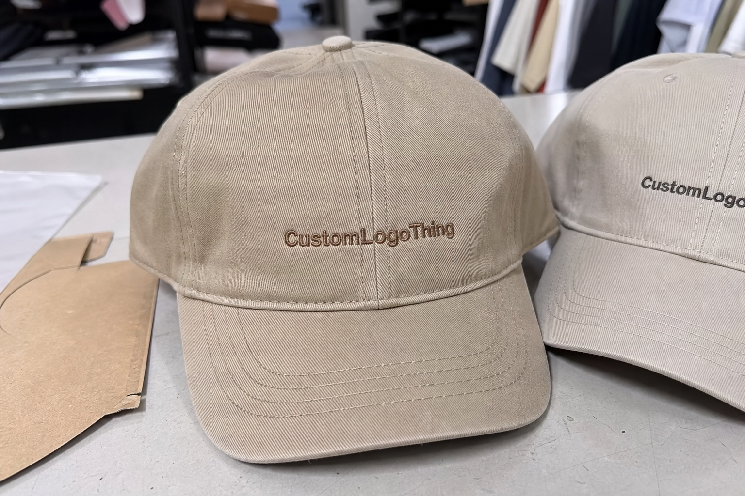 Toy Embroidered Baseball Caps Material Sample Guide