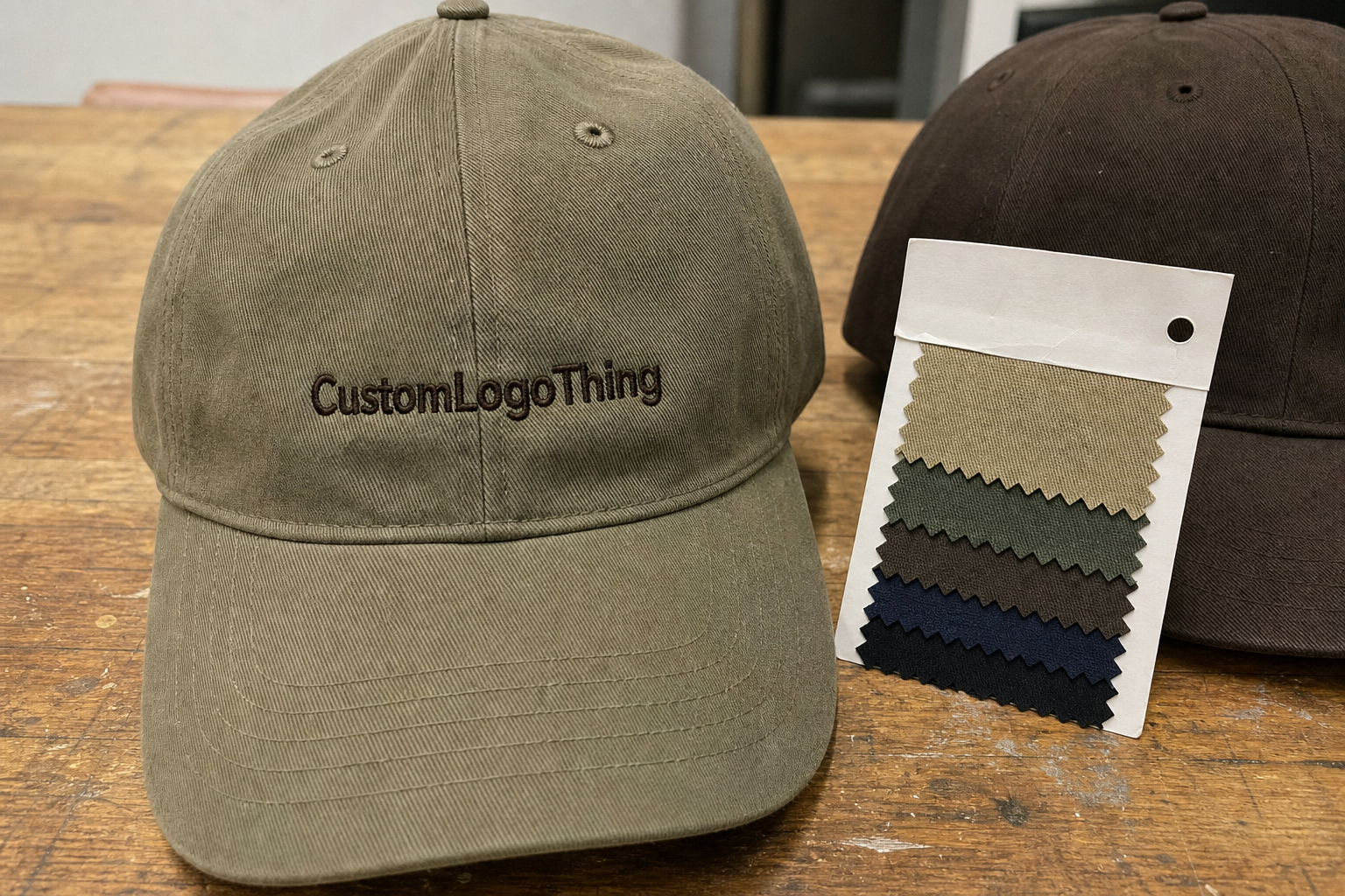 Beer Unstructured Dad Hats Material Sample Guide for Buyers