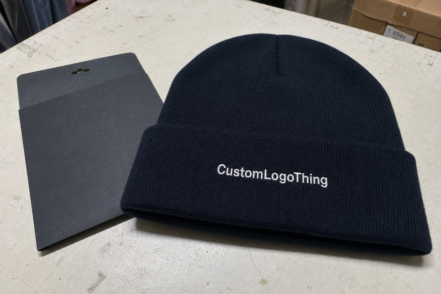 Buy Soap Embroidered Beanies: Unit Cost Review & Quote