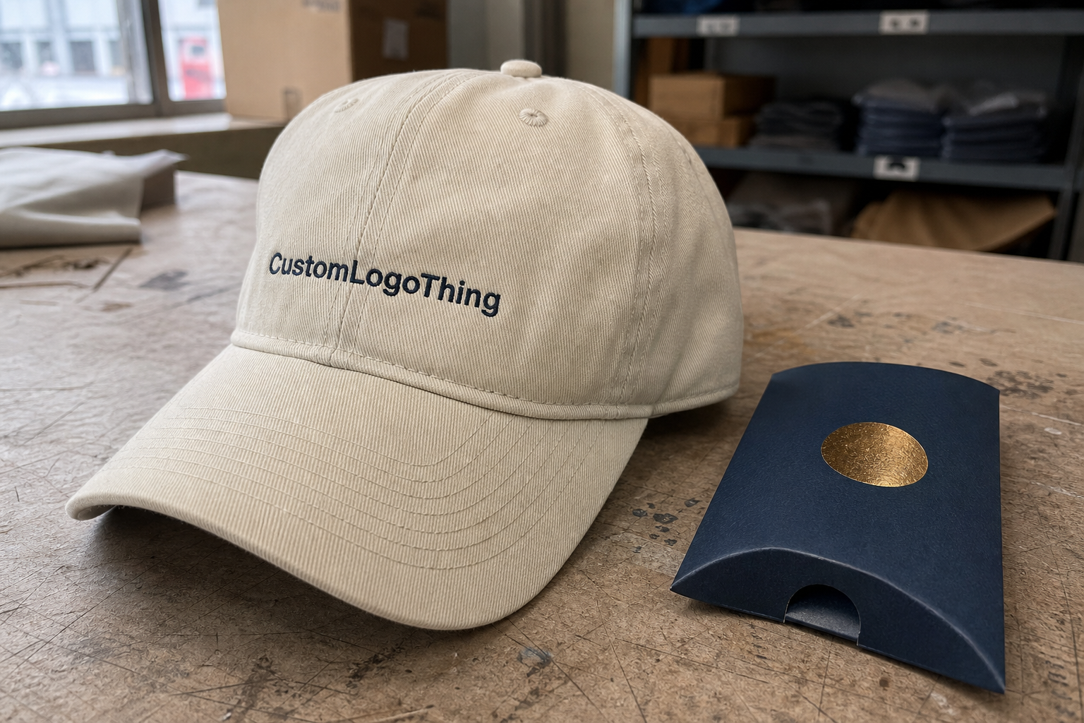 Event Merch Unstructured Dad Hats Material Sample Guide