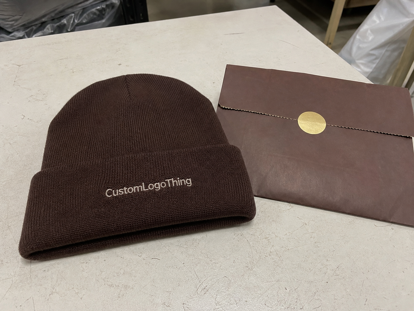 Chocolate Embroidered Beanies Unit Cost Review for Buyers