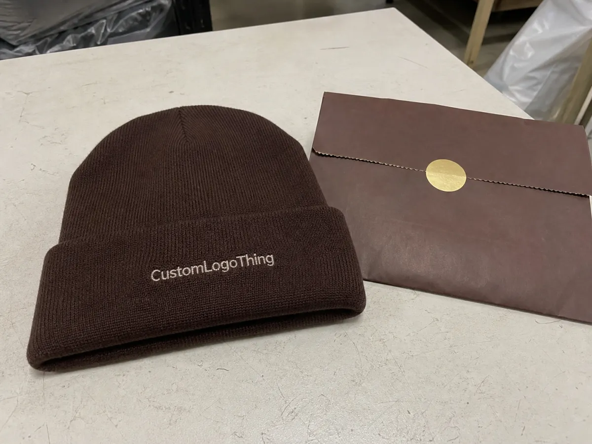 Chocolate Embroidered Beanies Unit Cost Review for Buyers