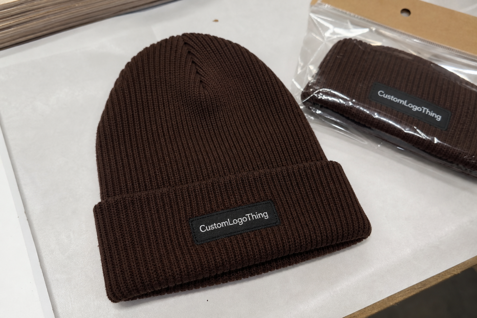 Chocolate Ribbed Winter Beanies Bulk Order Planning