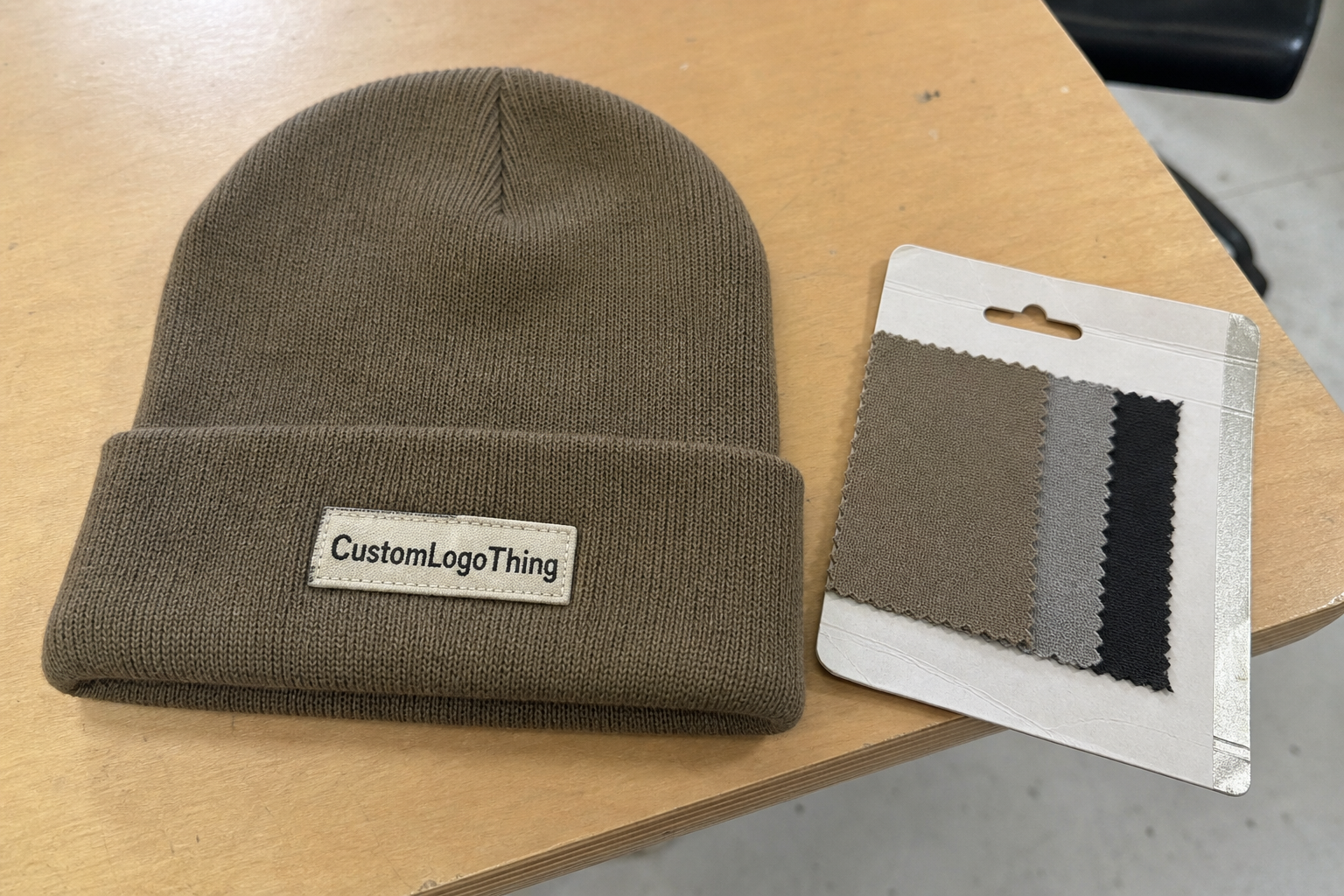 Toy Woven Label Beanies Material Sample Guide for Buyers