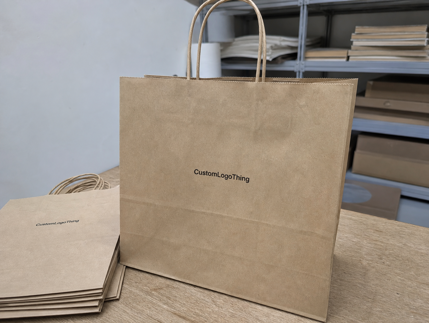 Buy Fitness Twisted Handle Paper Bags Material Sample Guide