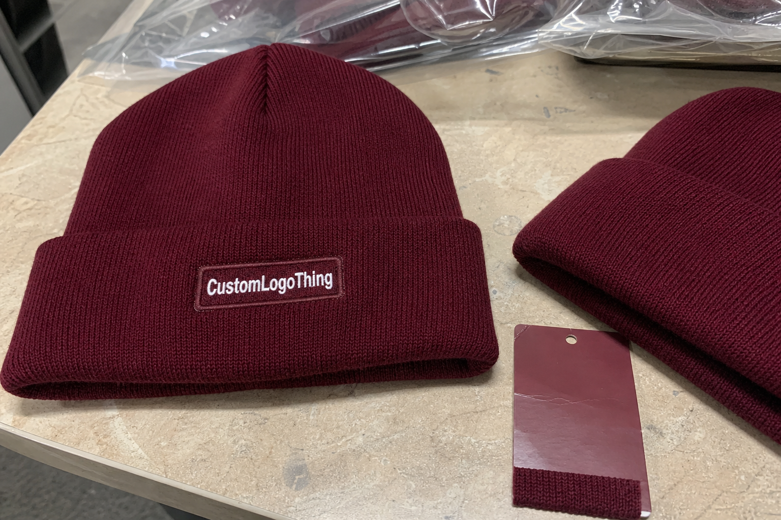Wine Club Cuffed Knit Beanies Unit Cost Review & Quote