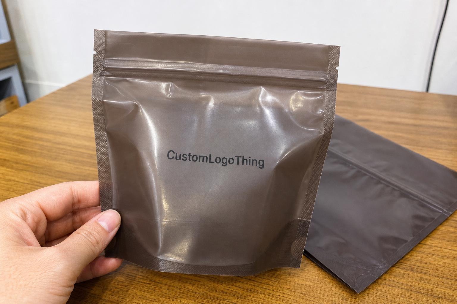 Chocolate Frosted Zipper Bags Material Thickness Guide