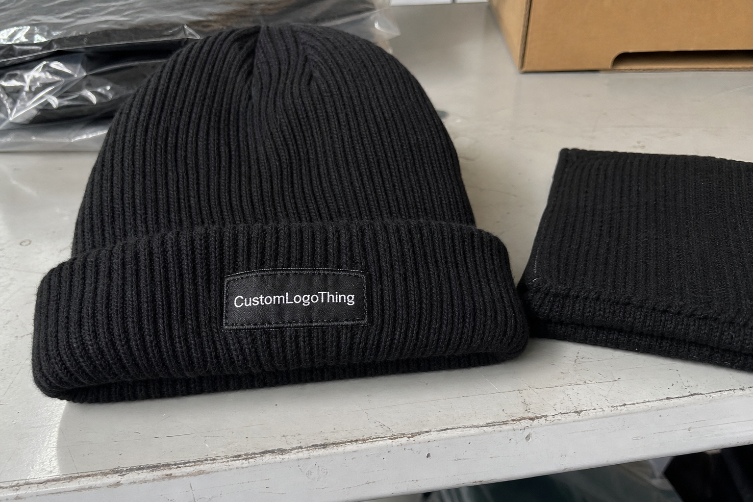 Toy Ribbed Winter Beanies Material Sample Guide for Buyers