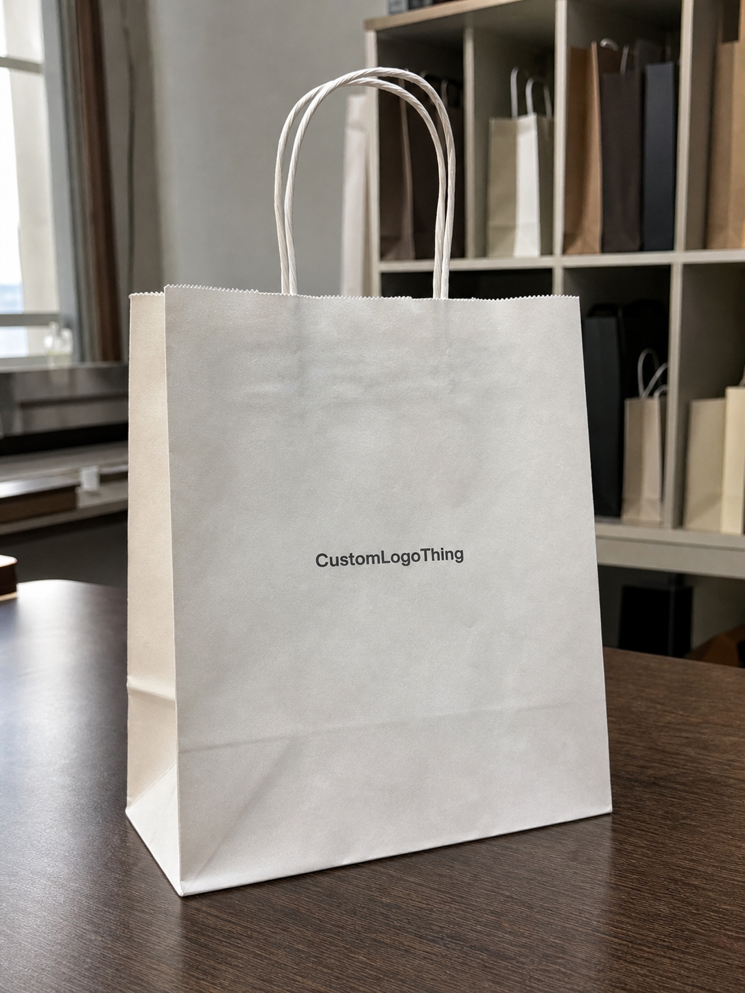 Beer Twisted Handle Paper Bags Material Sample Guide