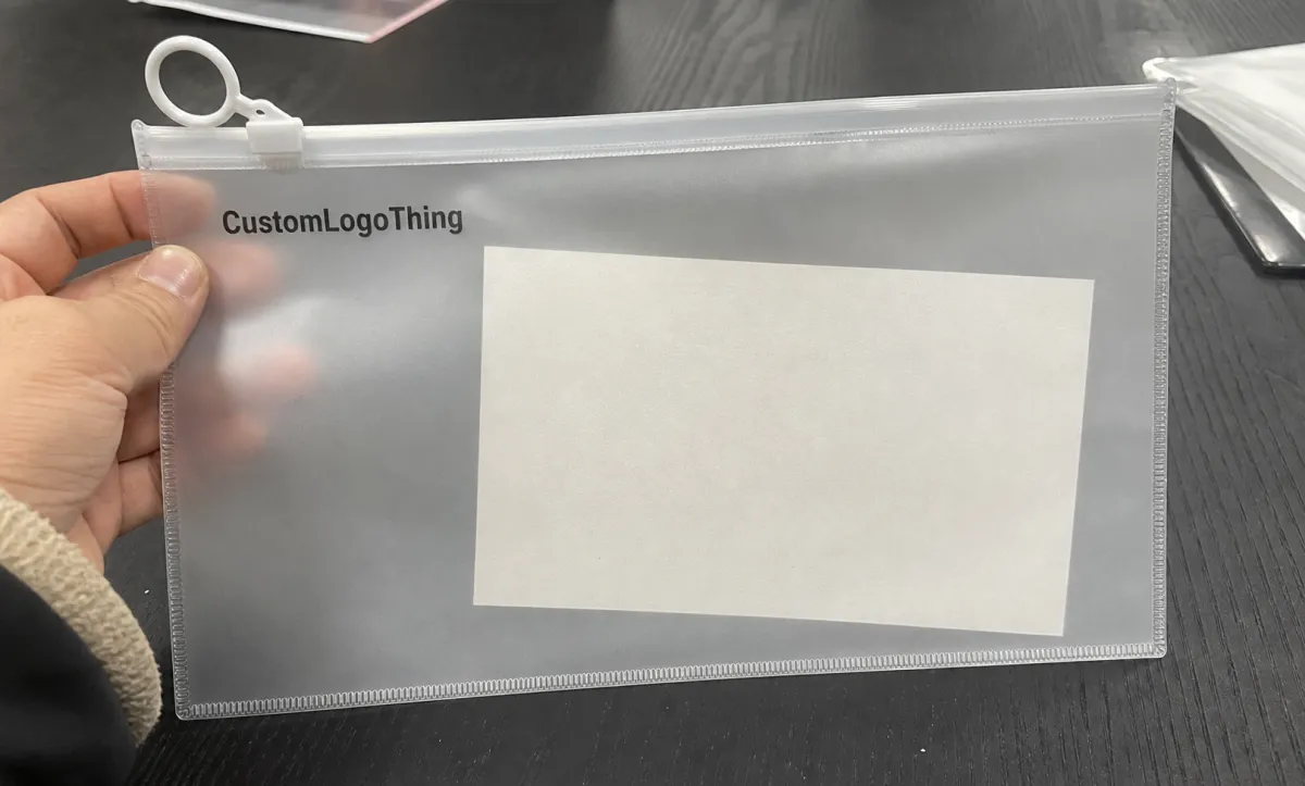 Stationery Frosted Zipper Bags Material Thickness Guide