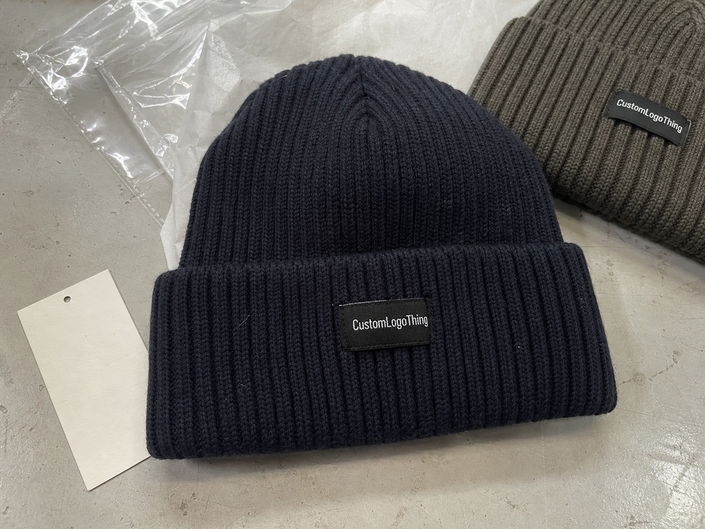 Shop Home Fragrance Ribbed Winter Beanies Material Samples