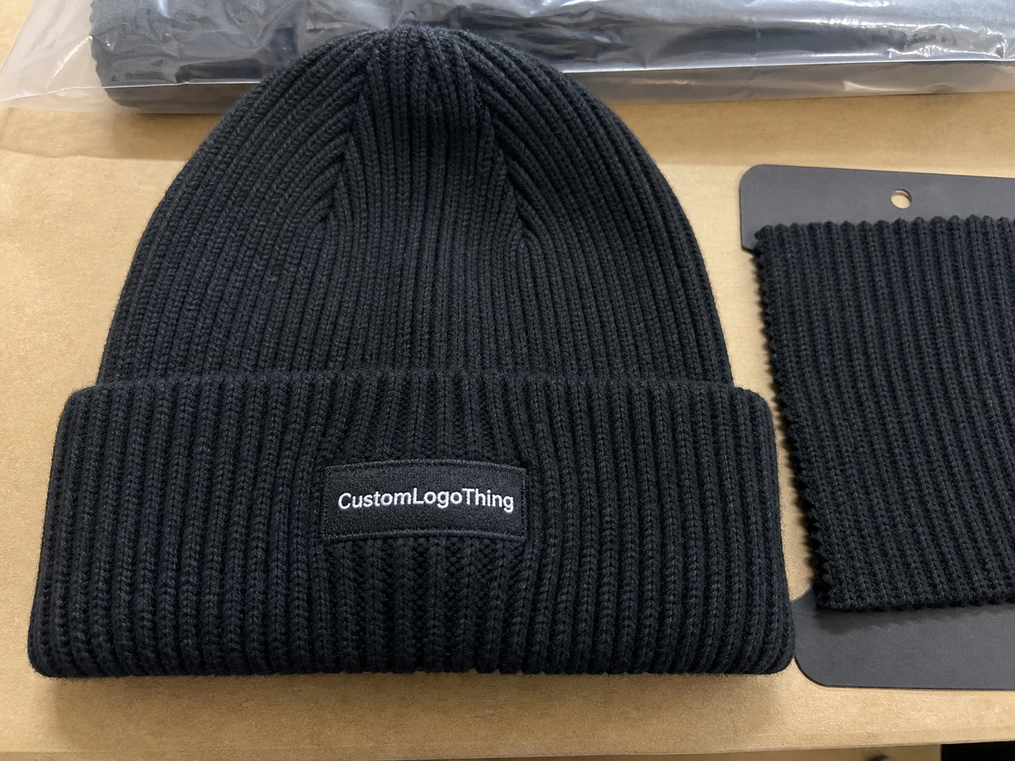 Beer Ribbed Winter Beanies Material Sample Buyer's Guide