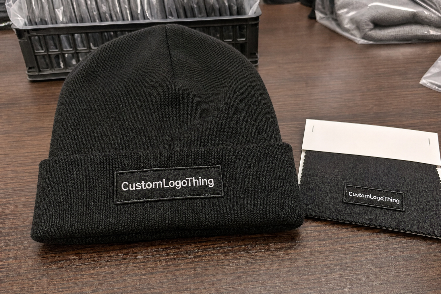 Vitamin Woven Label Beanies Digital Proof Checklist Guide