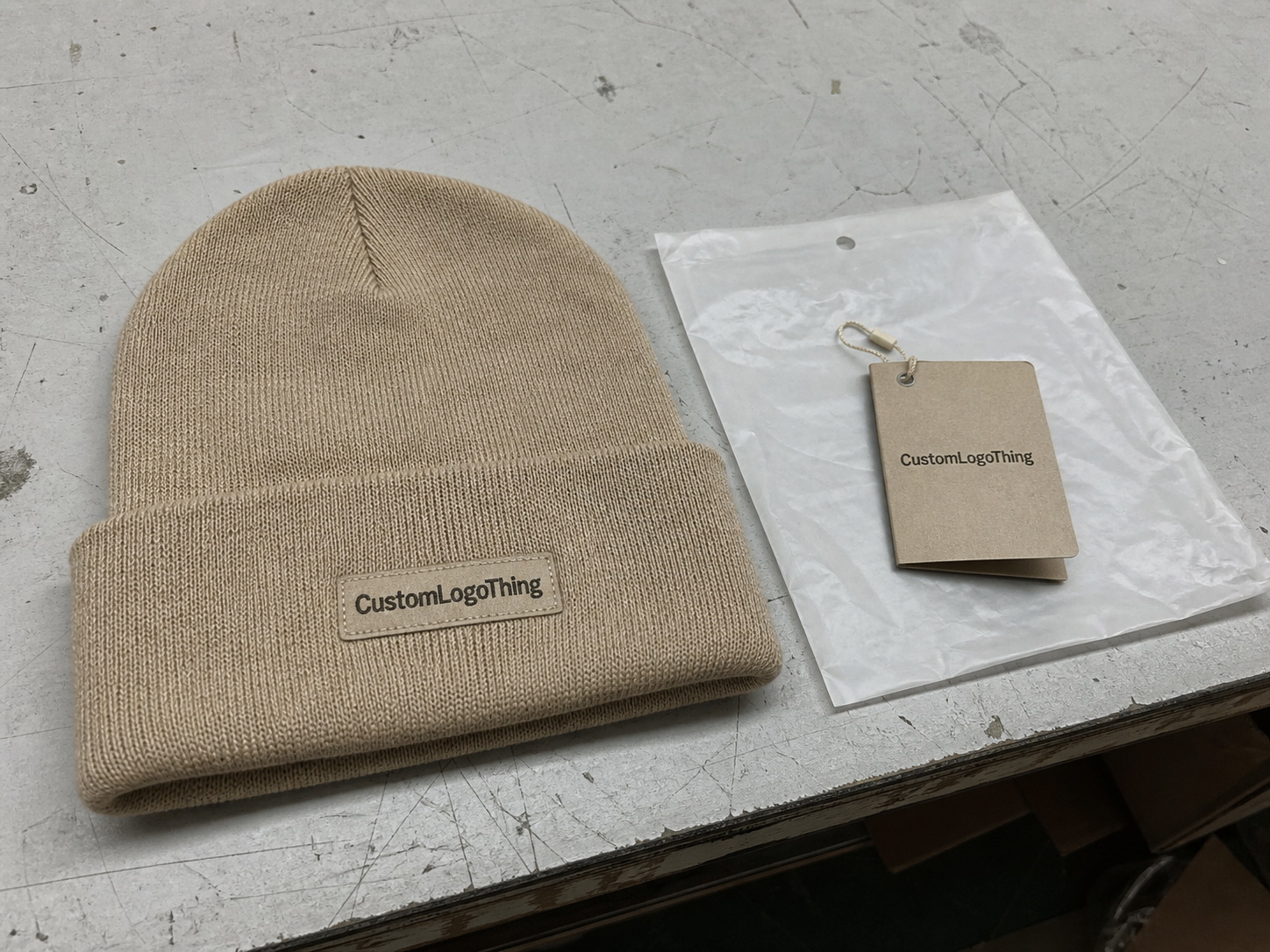 Beer Woven Label Beanies Digital Proof Checklist Buyers Need