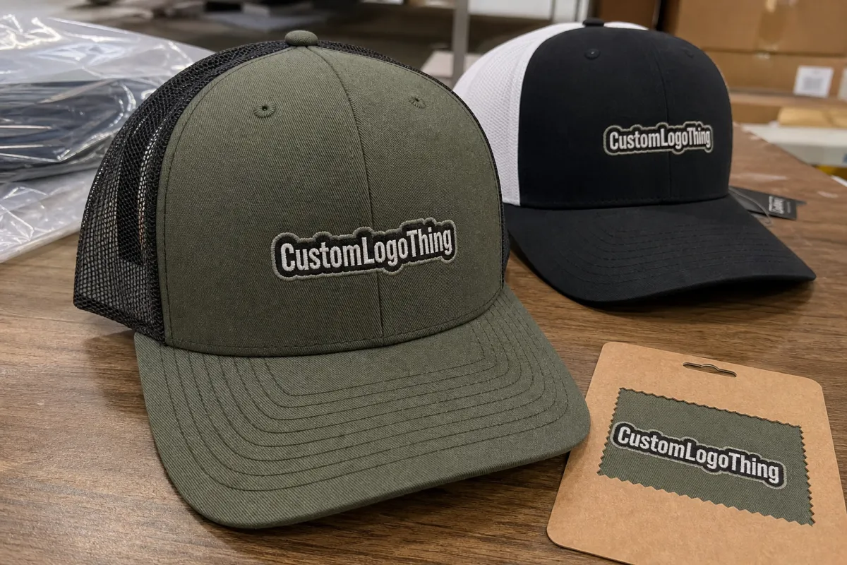 Supplement Trucker Caps Digital Proof Checklist for Buyers