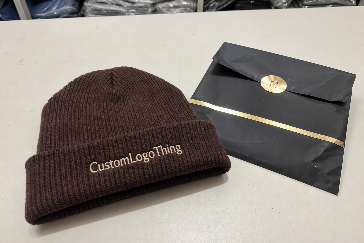 Jewelry Embroidered Beanies Proof Checklist to Approve