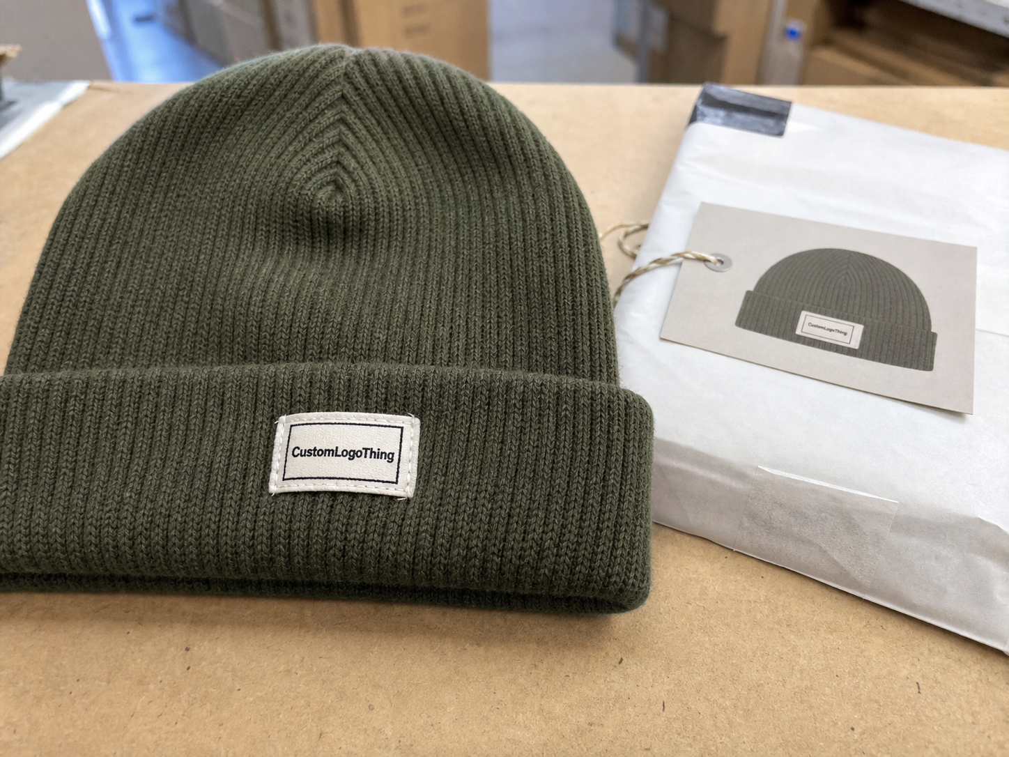 Ceramic Woven Label Beanies Digital Proof Checklist