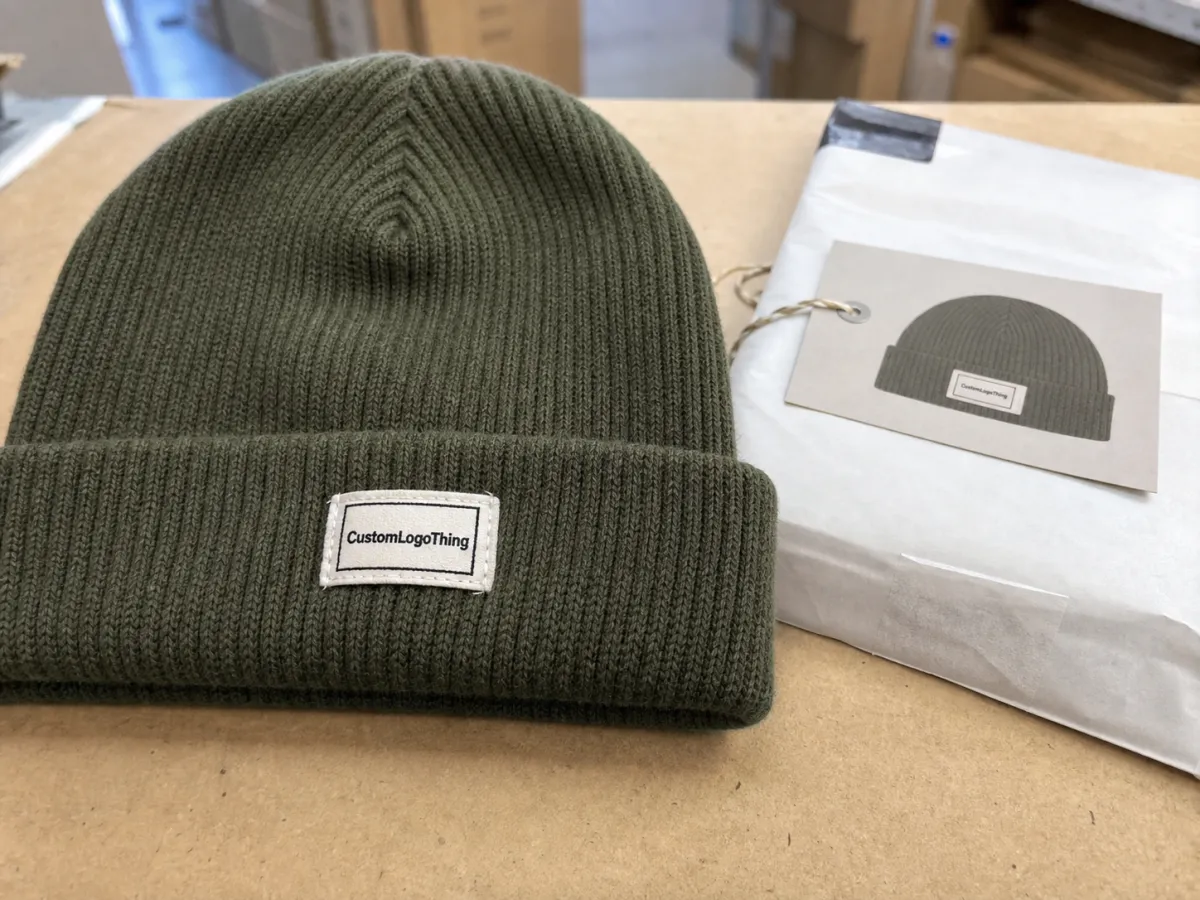 Ceramic Woven Label Beanies Digital Proof Checklist