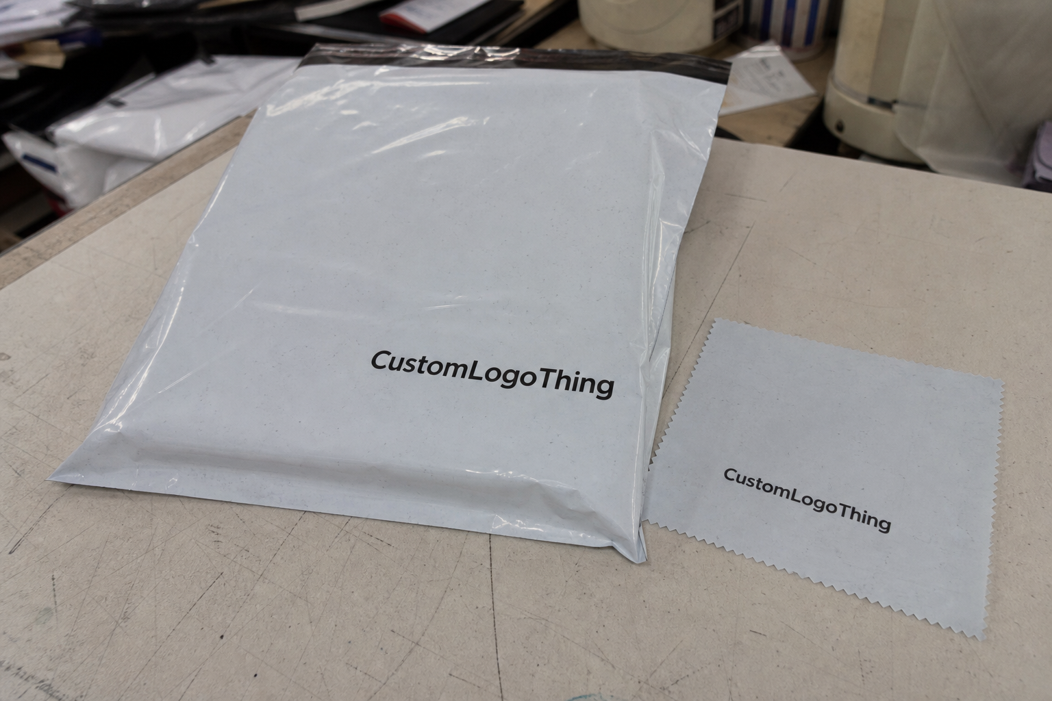 Order Wedding Recycled Poly Mailers Material Sample Guide