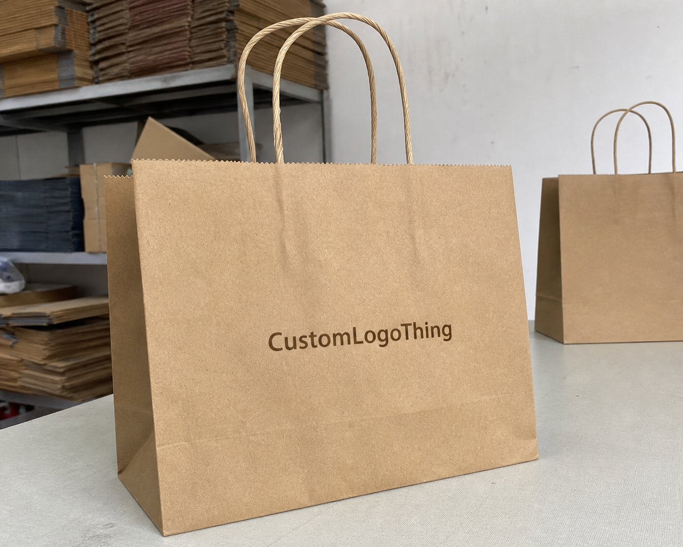 Chocolate Twisted Handle Paper Bags Thickness Guide