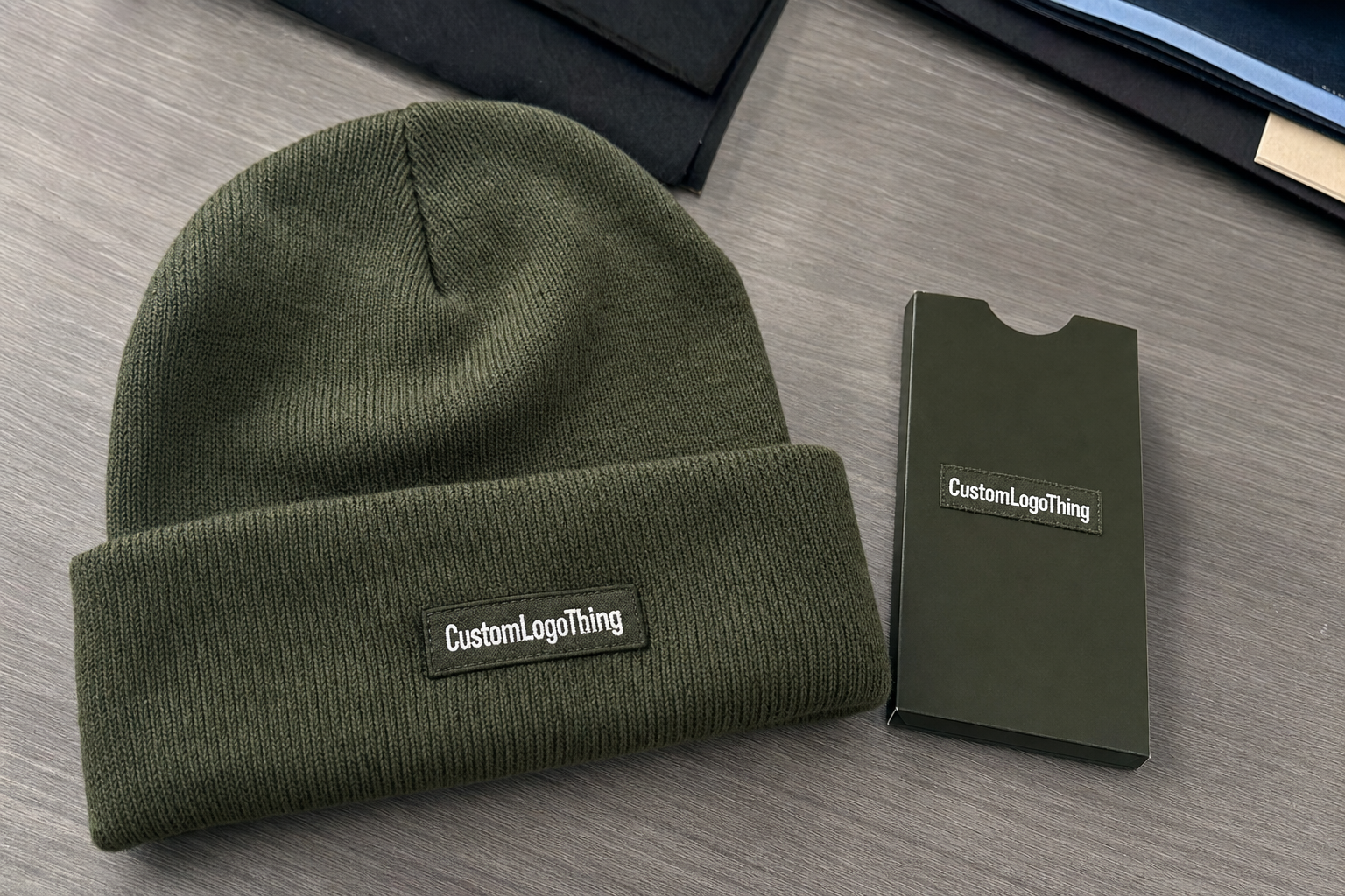Subscription Cuffed Knit Beanies Material Thickness Guide