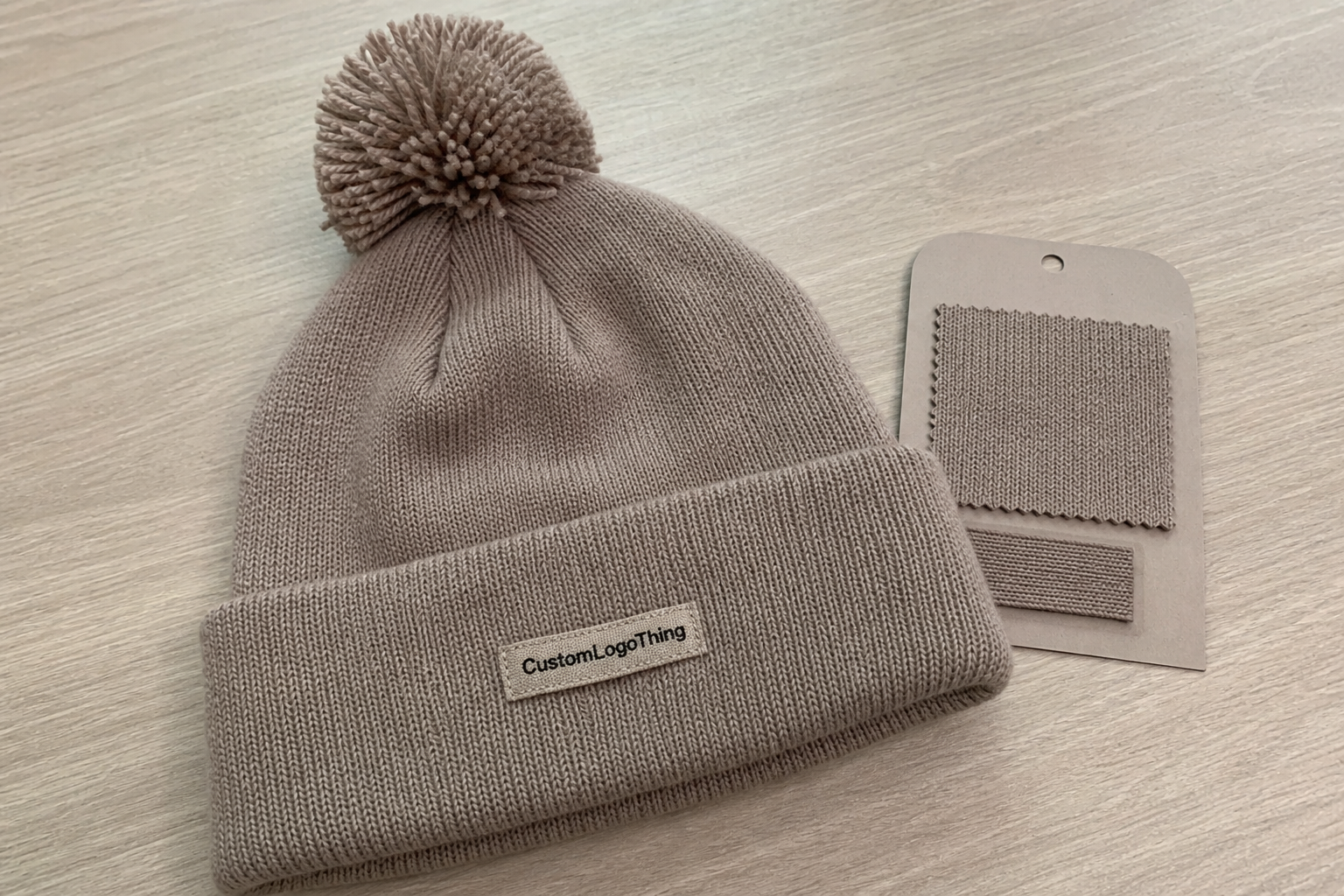 Wedding Pom Pom Beanies Material Sample Guide for Buyers