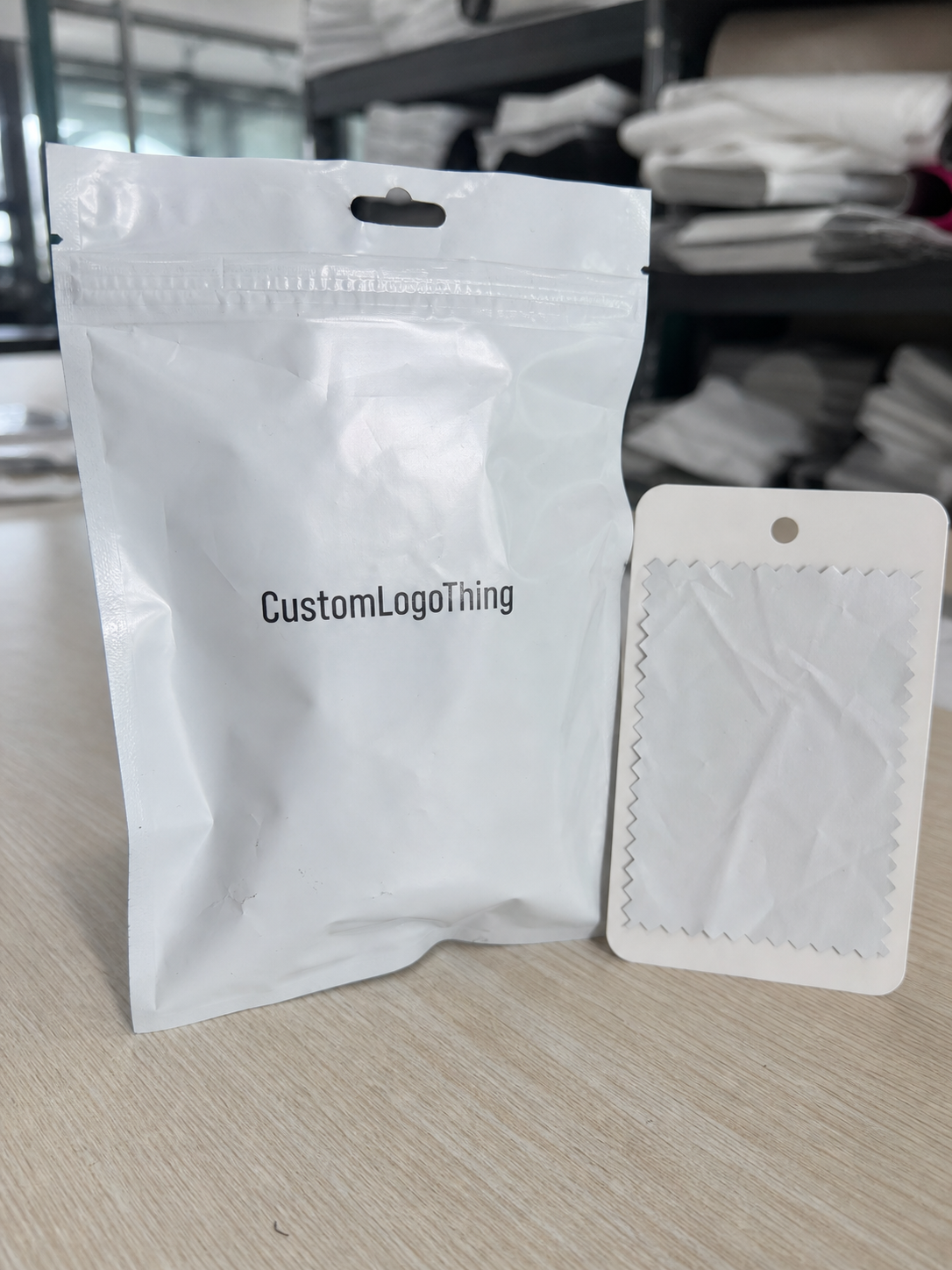 Pet Treat Recycled Poly Mailers Material Sample Guide