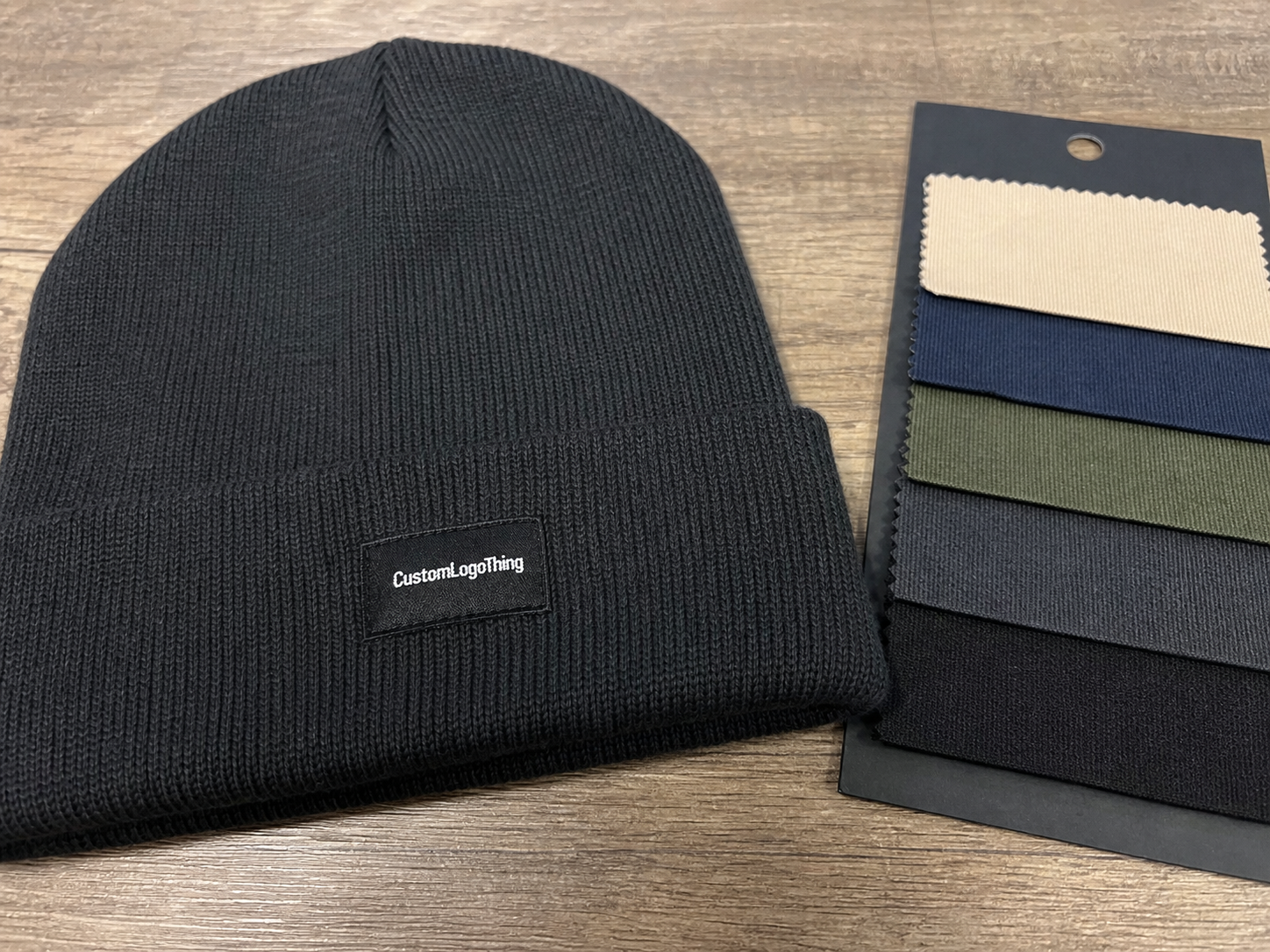 Retail Woven Label Beanies Material Sample Guide for Buyers