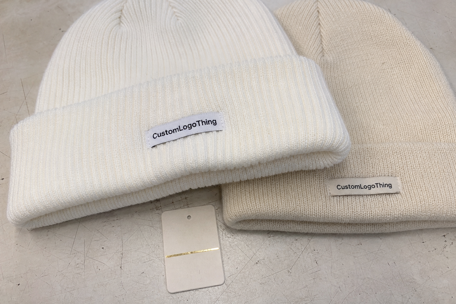 Wedding Woven Label Beanies Material Thickness Guide