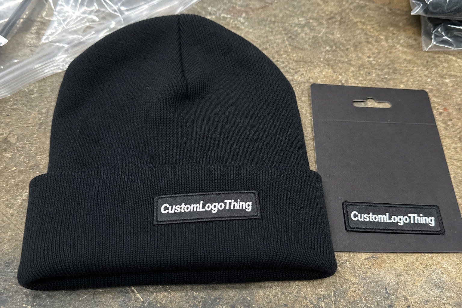 Wedding Logo Patch Beanies Digital Proof Checklist