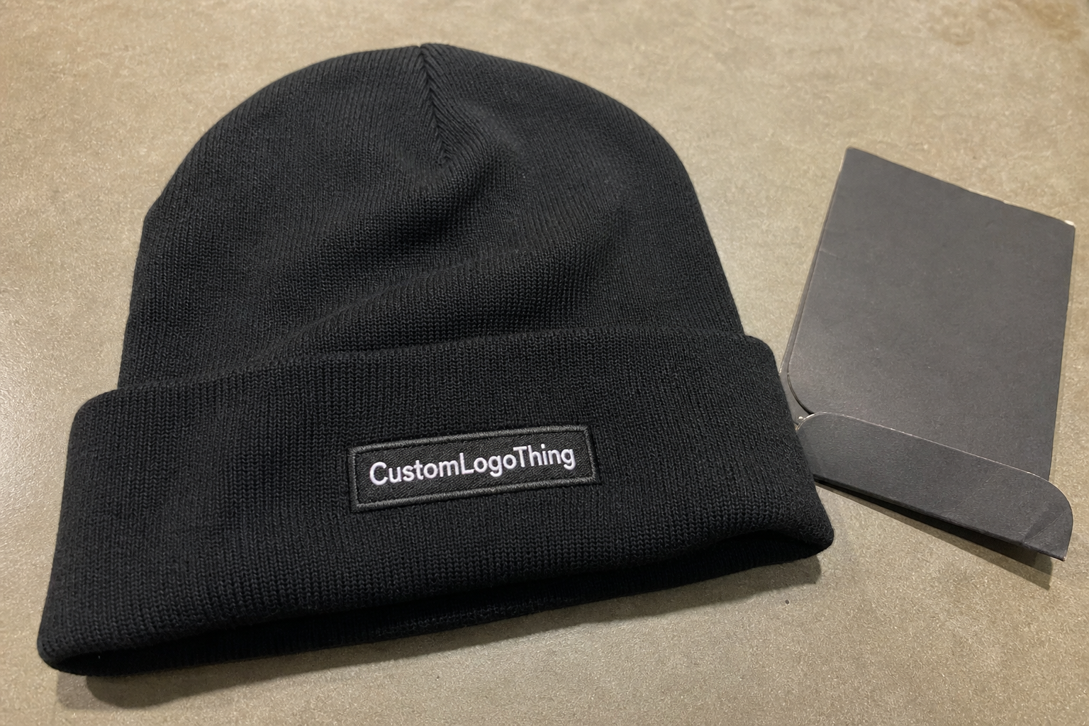Wedding Logo Patch Beanies Material Sample Guide for Buyers