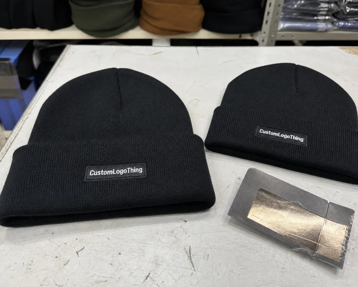 Restaurant Logo Patch Beanies Digital Proof Checklist