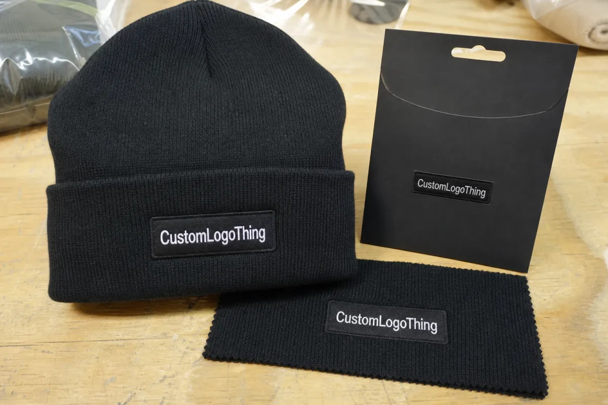 Retail Embroidered Beanies Material Sample Guide for Buyers
