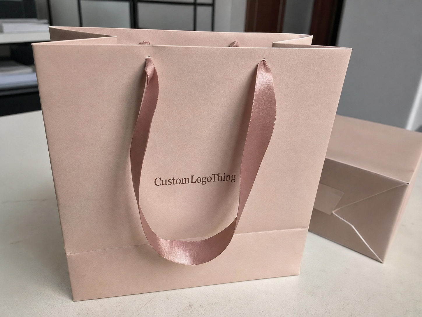 Cosmetics Ribbon Handle Paper Bags Bulk Order Planning