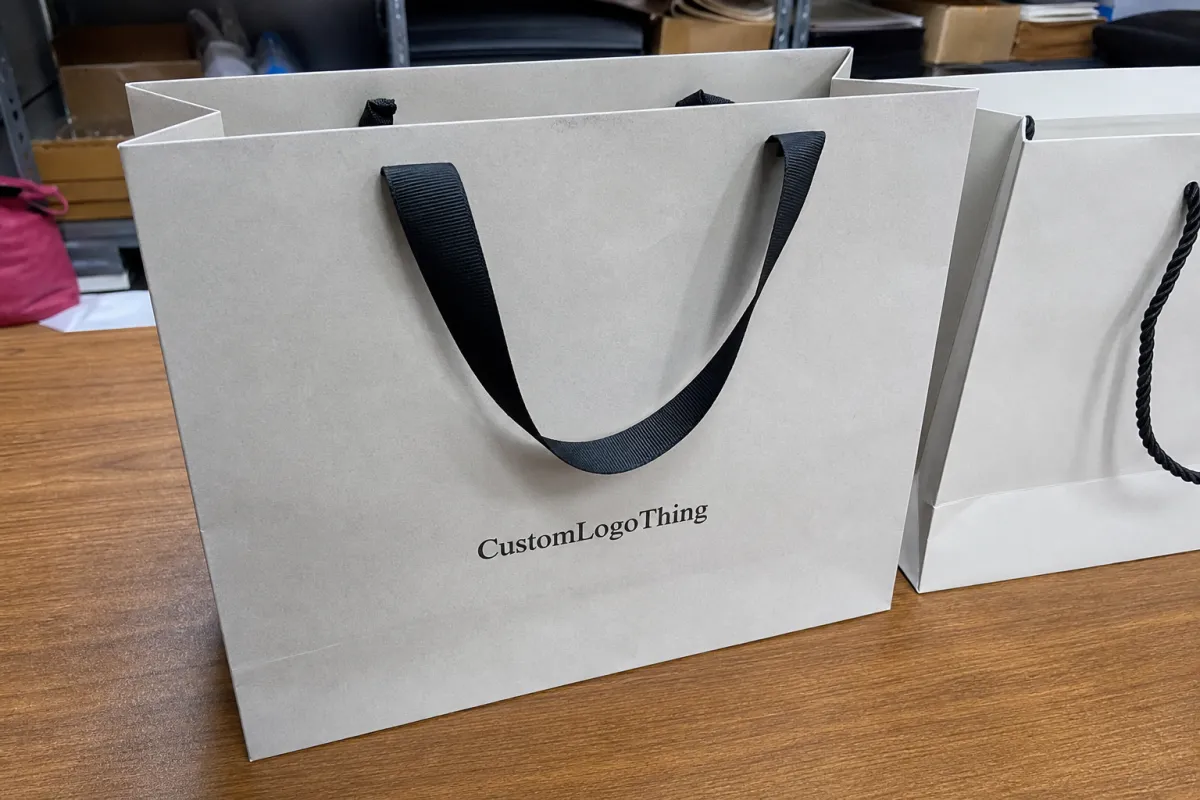Retail Twisted Handle Paper Bags Digital Proof Checklist