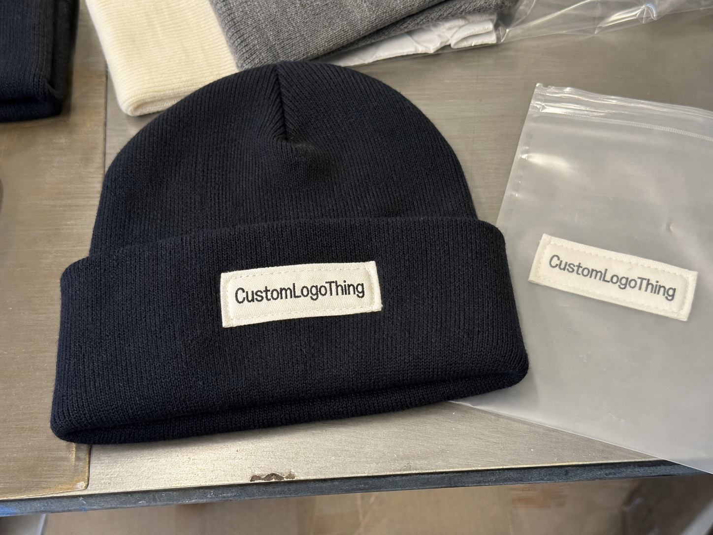 Home Fragrance Logo Patch Beanies Digital Proof Checklist