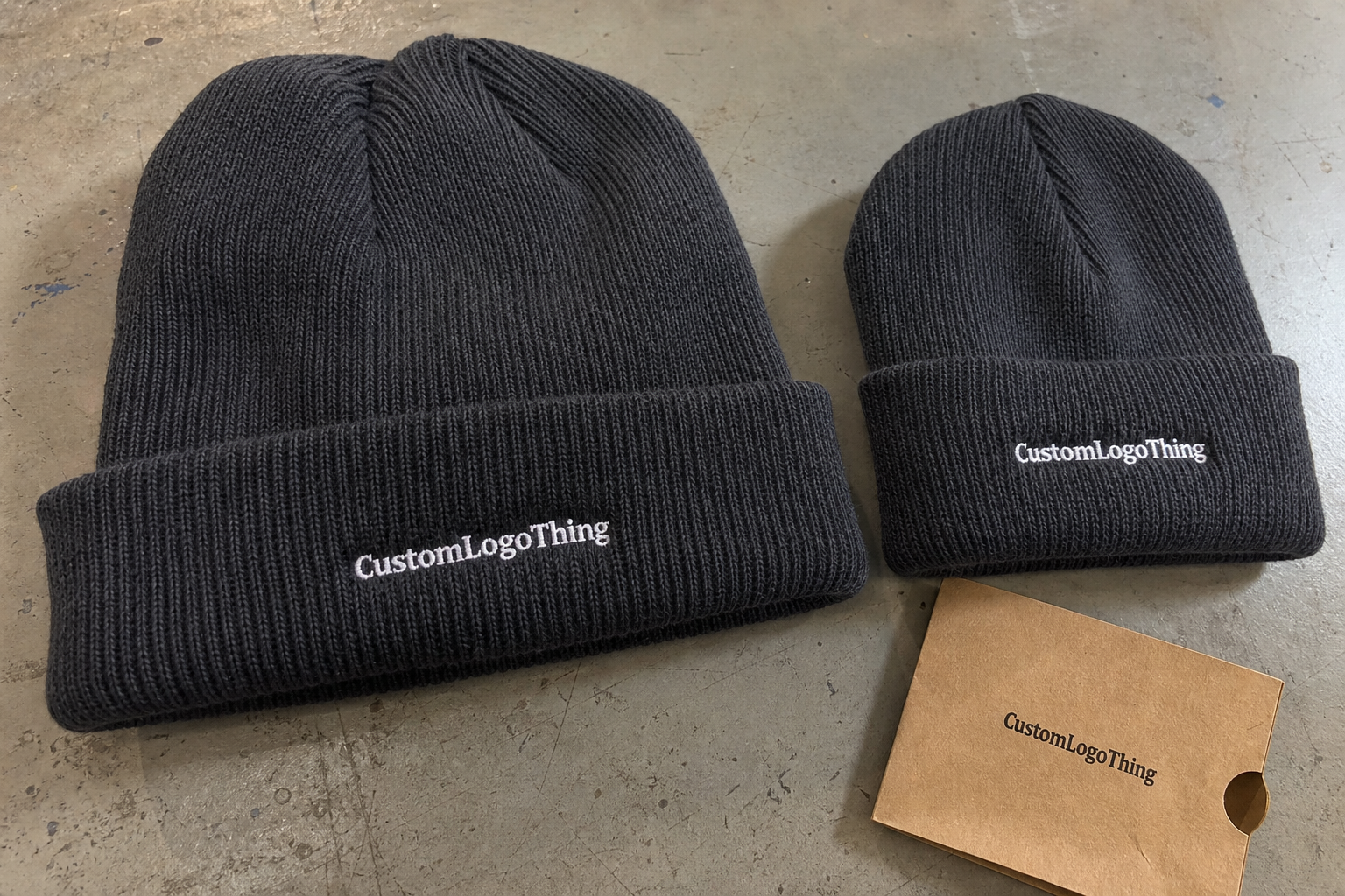Restaurant Embroidered Beanies Material Thickness Guide