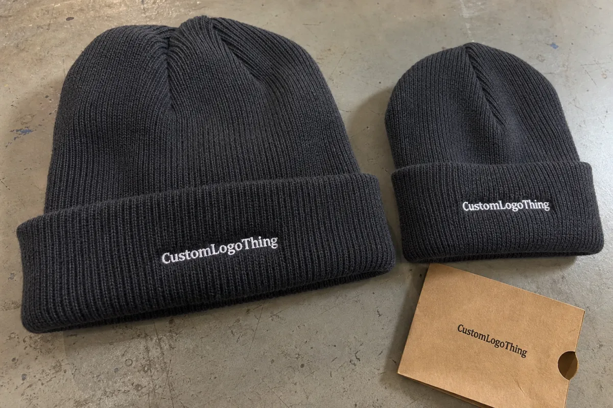 Restaurant Embroidered Beanies Material Thickness Guide