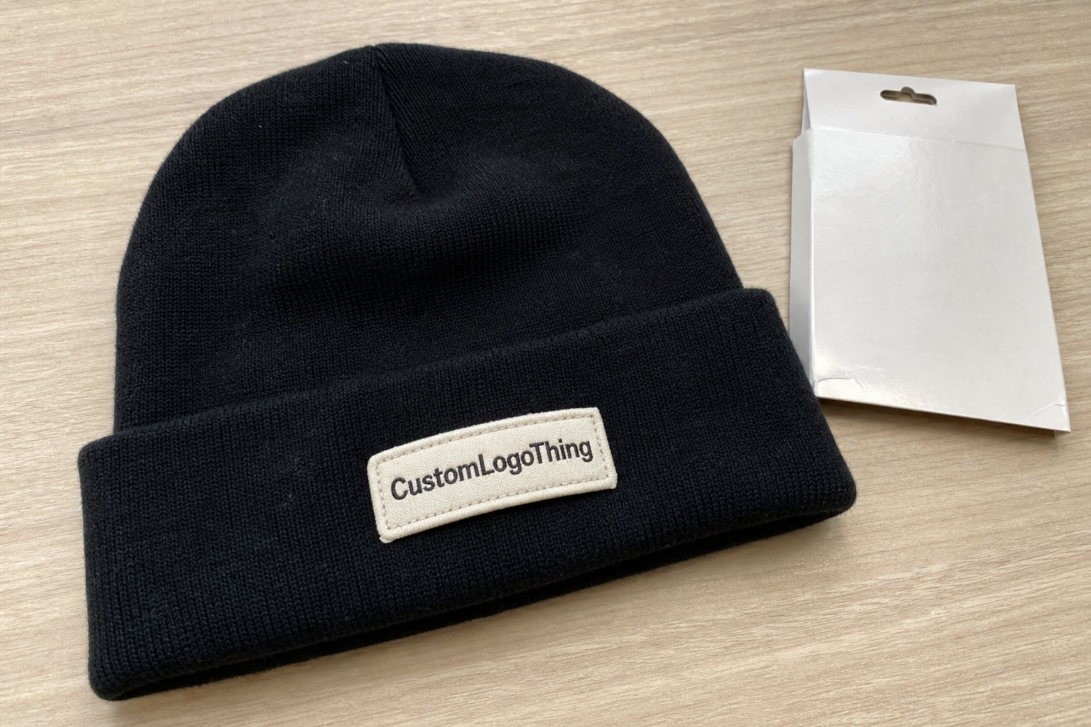 Tea Logo Patch Beanies Digital Proof Checklist for Buyers