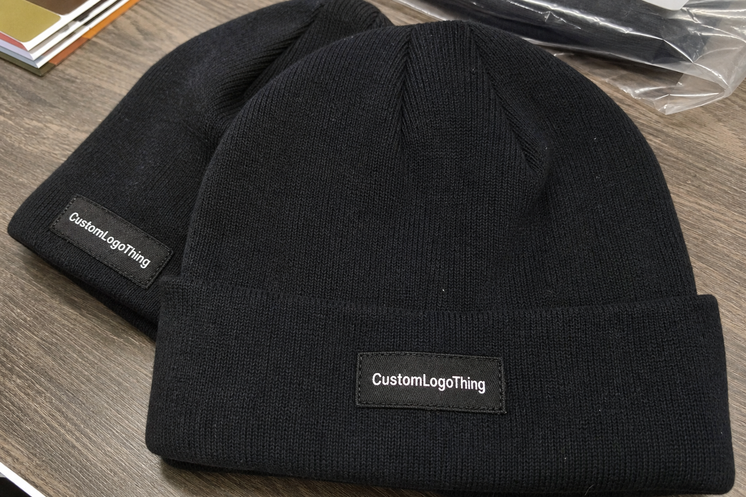 Cosmetics Logo Patch Beanies Digital Proof Checklist