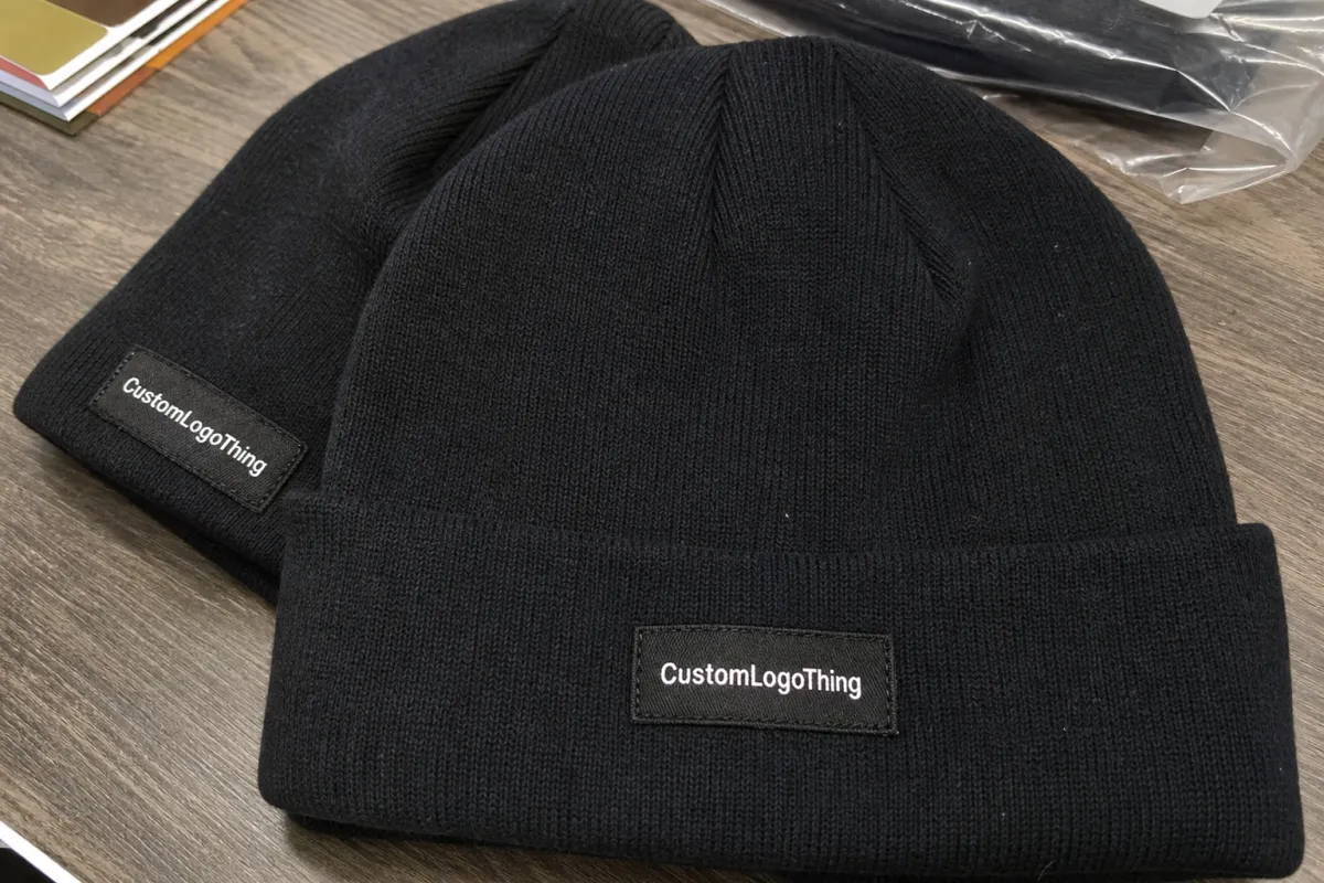 Cosmetics Logo Patch Beanies Digital Proof Checklist