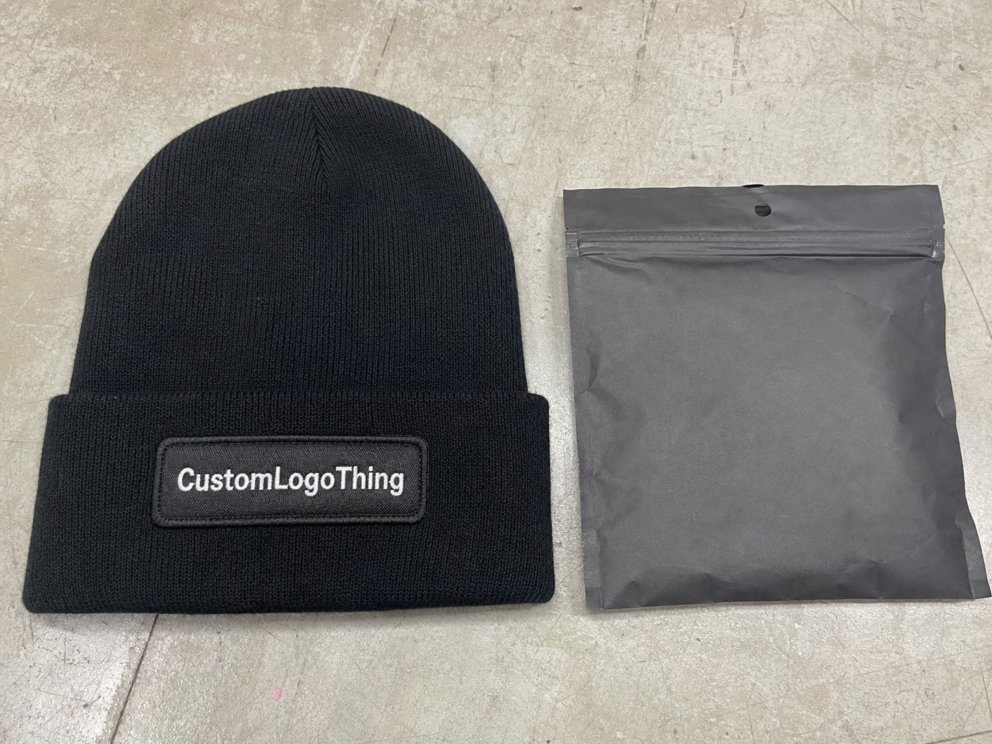 Hotel Logo Patch Beanies Digital Proof Checklist for Buyers